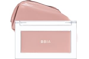 BBI@ BBIA BBIA Ready To Wear Downy Cheek Cream Blush - Creamy Blendable & Buildable Blush Dewy Texture & Matte Finish High Pigment Longlasting Lightweight Natural Face Makeup (10 DOWNY CHOCO)