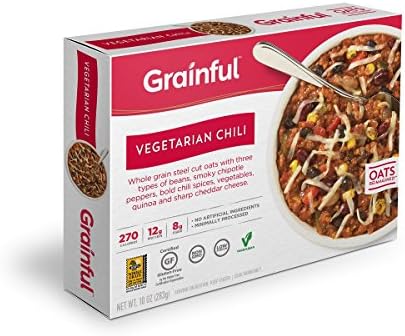 Grainful Vegetarian Chili, 10 Ounce Entrée (Pack of 5)