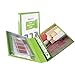 Avery Mini Durable View Protect and Store Binder with 1 Inch EZ-Turn Ring, 5.5 x 8.5-Inches, Green (23030)