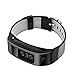 Garmin Vivofit Case Nylon Wrist Bands - C2D JOY Metal Steel Case with Nylon Mesh Bands Only for Garmin Vivofit and Vivofit 2, Black Large