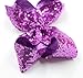 15Pcs Bling 6 Inch Hair Bows Large Big Sparkly Glitter Sequin Bows Alligator Hair Clips for Baby Girls Toddlers Kids Children Teens