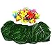 PovKeever Tropical Palm Leaves and Hibiscus Flowers 54 Pieces 8