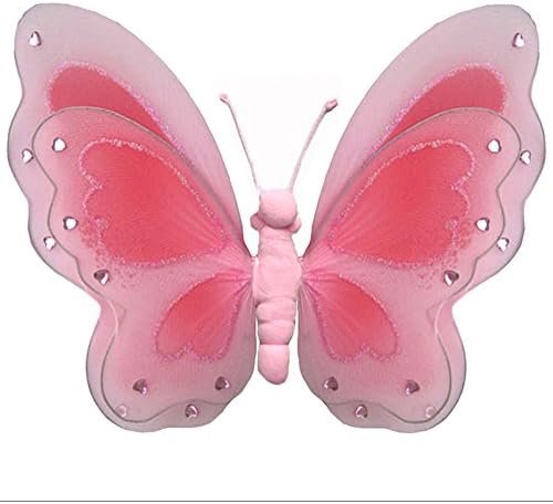 Amazon Com Hanging Butterfly Large 13 Pink Painted Nylon