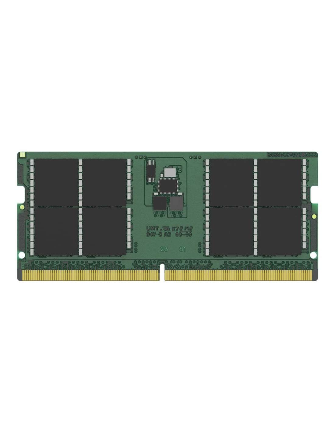 Kingston ValueRAM 64GB 5200MT/s DDR5 Non-ECC CL42 SODIMM (Kit of 2) 2Rx8 KVR52S42BD8K2-64 Laptop Memory