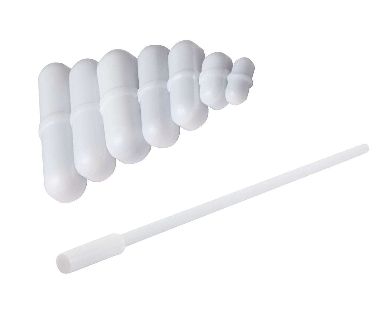 7 pcs Stirrer Mixer Bar Stir Bar White color+30cm retriever