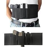 HOUSON Belly Band Holster, Pistol Holster Belt Holster Waist Concealed Carry Elastic Tactical Belly Band
