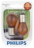 Philips 1157NA LongerLife Miniature Bulb, 2 Pack