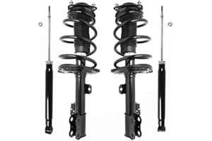COMPLETE STRUTS COMPLETESTRUTS - Front Complete Strut Assemblies with Coil Springs and Rear Shock Absorbers Replacement for 2011-2019 Toyota Sienna FWD - Set of 4
