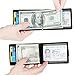 GDTK RFID Blocking Leather Slim Minimalist Wallet Front Pocket Money Clip (Black)