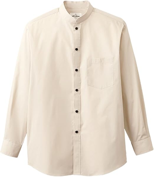 Amazon Co Jp アルベ スタンドカラーシャツ 長袖 兼用 Ep69 メンズ 服 ファッション小物