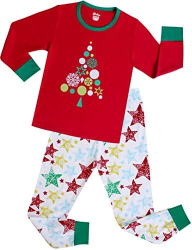 Girls Pajamas Children Christmas Gift Set Kids Sleepwear Toddler Cotton Clothes Size 8 Years