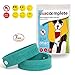 Natural 7 Mosquito Repellent Bracelet Plus 6 Patches for Kids & Adults (Teal)