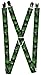 Buckle-Down mens Buckle-down - Hulk Suspenders, Multicolor, 3.5 x 2.5 US
