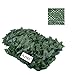 IUNIO Camouflage Netting, 16.4ft x 5ft/5m x 1.5m Custom Dark Green Camo Net Great For Sunshade Camping Shooting Hunting etc.