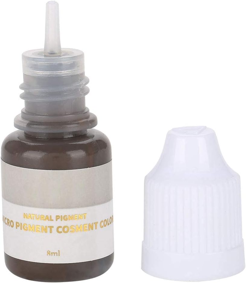 Microblading Pigment - Microblading Pigment Ink,Semi-Permanent Eyebrow Lips Eye Line,Makeup Tattoo Pigment.[Black & Coffee(Eyebrow),Black & Coffee(Eyebrow) and Dark Brown & Grey(Eyebrow)]