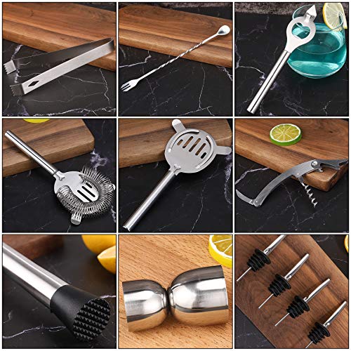 Professional Bar Kit Whisky Cocktail Making Set Cocktail Shaker 750ml Kit-12Pcs Shaker Cocktail Set with Stainless Bar… – Bild 5