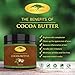 Unrefined Organic Cocoa Butter Raw/Food Grade Perfect for Skin Care, Keto Snacks, Lip Balm, Body Lotion, Stretch Mark Cream, Bar Soap, Body Butter, Hair Care, Cacao Butter Soap Making Base (16 oz)