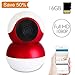 Baby Monitor WiFi IP Camera, Wireless Security Baby Camera 1080P Pan/Tilt & Panoramic Video, 2.4GHz P2P Cloud iPhone/Android, 2-way Audio, Night Vision, Built-in 16G Memory Card