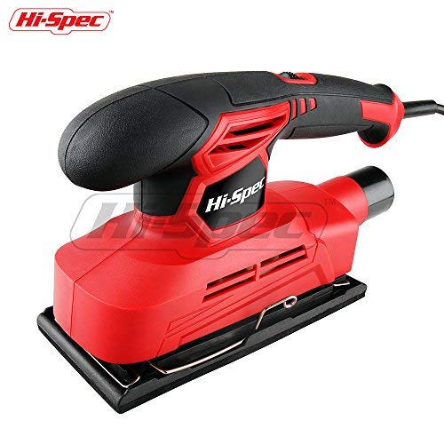 HiSpec 1.3A 150W Corded 12,000rpm 1/3" Sheet Orbital Finishing Sheet Sander. DIY Medium to Fine