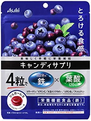 Amazon アサヒ キャンディサプリ１日分の鉄 64g 48袋入り 1ケース アサヒ あめ キャンディ 通販