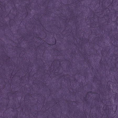 Unryu Rice Papers- All Solid Colors - Plum - 25x37 Inch Sheet
