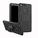 Linkertech Huawei Honor 7X Case, Huawei Mate SE Case, [Shockproof] Tough Rugged Dual Layer Protector Hybrid Case Cover with Kickstand for Huawei Honor 7X / Mate SE (Black)
