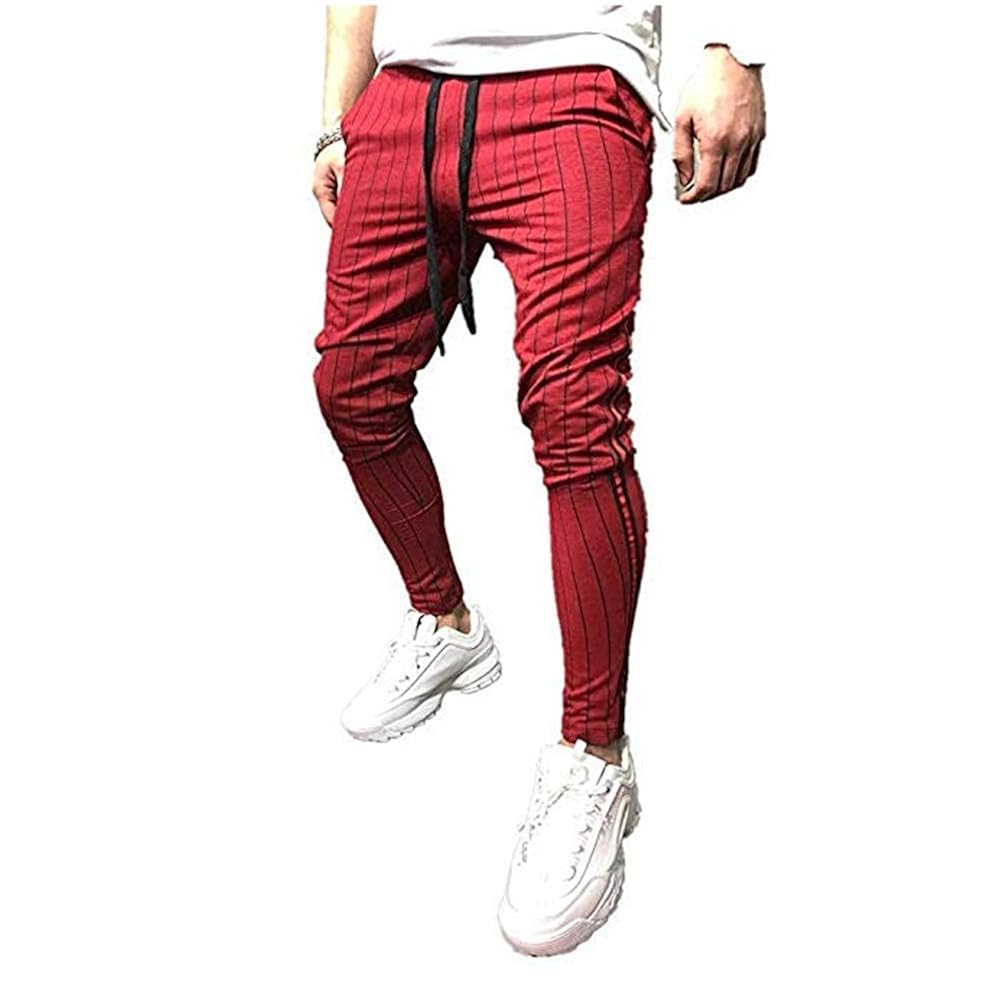 tight striped trousers