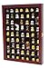 59 Thimble Display Case Wall Shadow Box Cabinet, Glass Door, Solid Wood, TC01-Ch