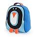 Dabbawalla Bags Cold Feet Penguin Kids' Preschool and Toddler Backpack, Blue/Black/Orange/White