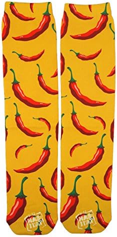 Wild Habitat Chili Peppers Sublimation Tube Socks