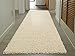 Sweet Home Stores Cozy Shag Collection Cream Solid Shag Rug (2'7