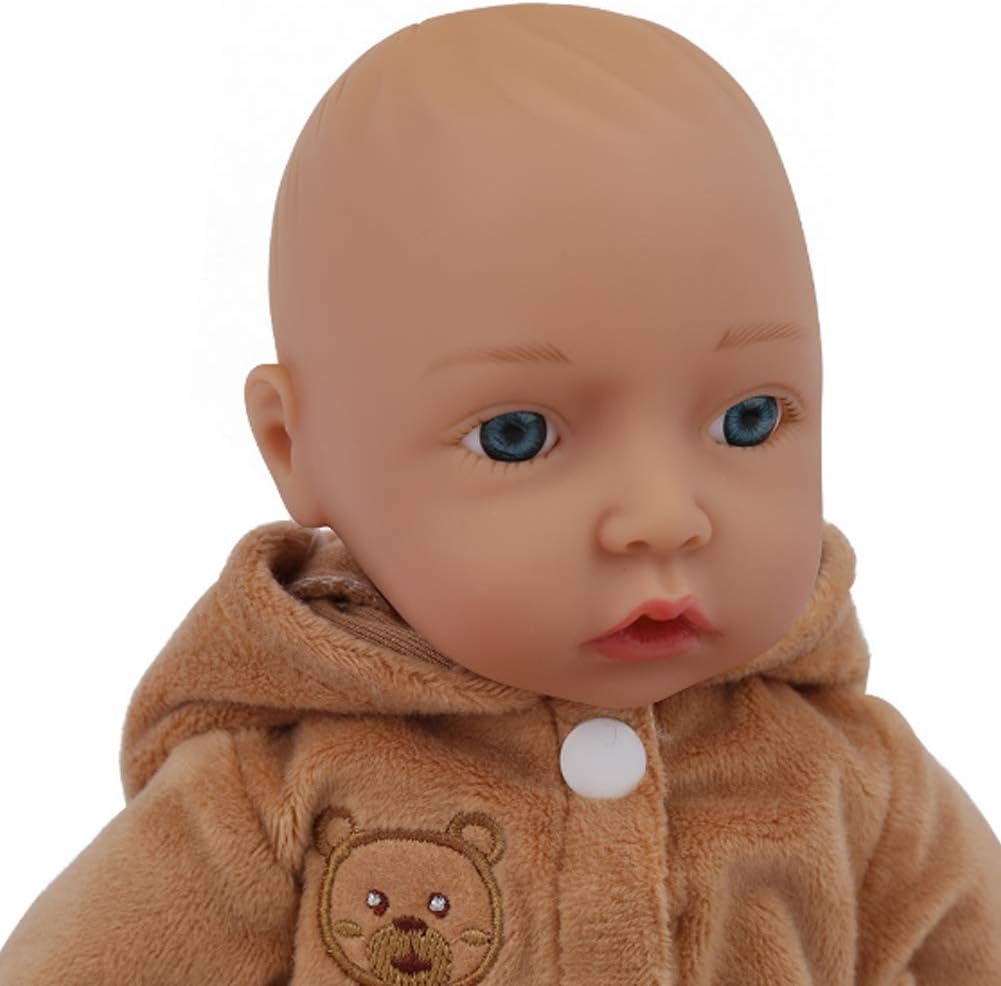 Prezzo JTYX DOLLS 10 Inches Simulazione Bambino Silicone Morbido rinato Bambola Bambola realistica Carina Giocattoli Regalo di Compleanno per Bambini 0-3 Anni (Non Lavabile),Color1,29cm Offerte