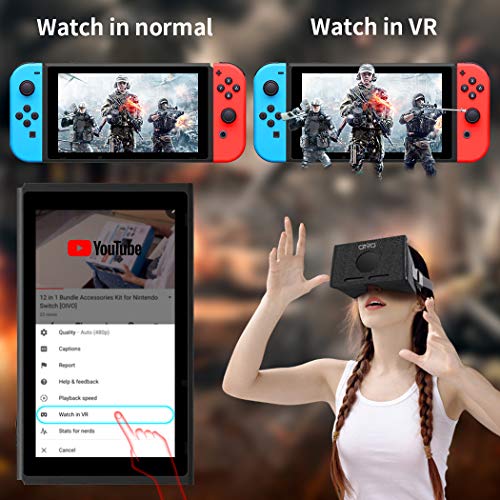 VR Headset for Nintendo Switch, OIVO 3D Labo Virtual Reality Glasses