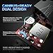 H11/H9 Led Headlight Bulbs, Marsauto H8/H16 Super Bright Low Beam/Fog Light Bulb Conversion Kit with Fan, CANbus-Ready IP67 CSP Chips 6000K Xenon White 2-Pack
