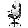 Secretlab Titan Evo House Stark Gaming Chair - Reclining - Ergonomic & Comfortable Computer Chair with 4D Armrests - Magnetic Head Pillow & Lumbar Support - Small - Black/White - Leatherette