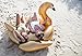 Freedom Floaty Giant Gold Swan Inflatable Pool Float with Rapid Valves
