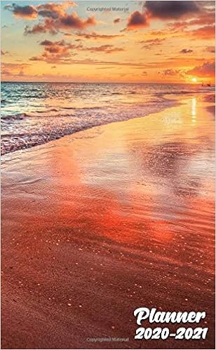 2020 2021 2 Year Monthly Pocket Planner Organizer With Phone Book Password Log Notes Two Year 24 Months Schedule Agenda Diary Calendar Colorful Sea Beach Sunset Bali Indonesia