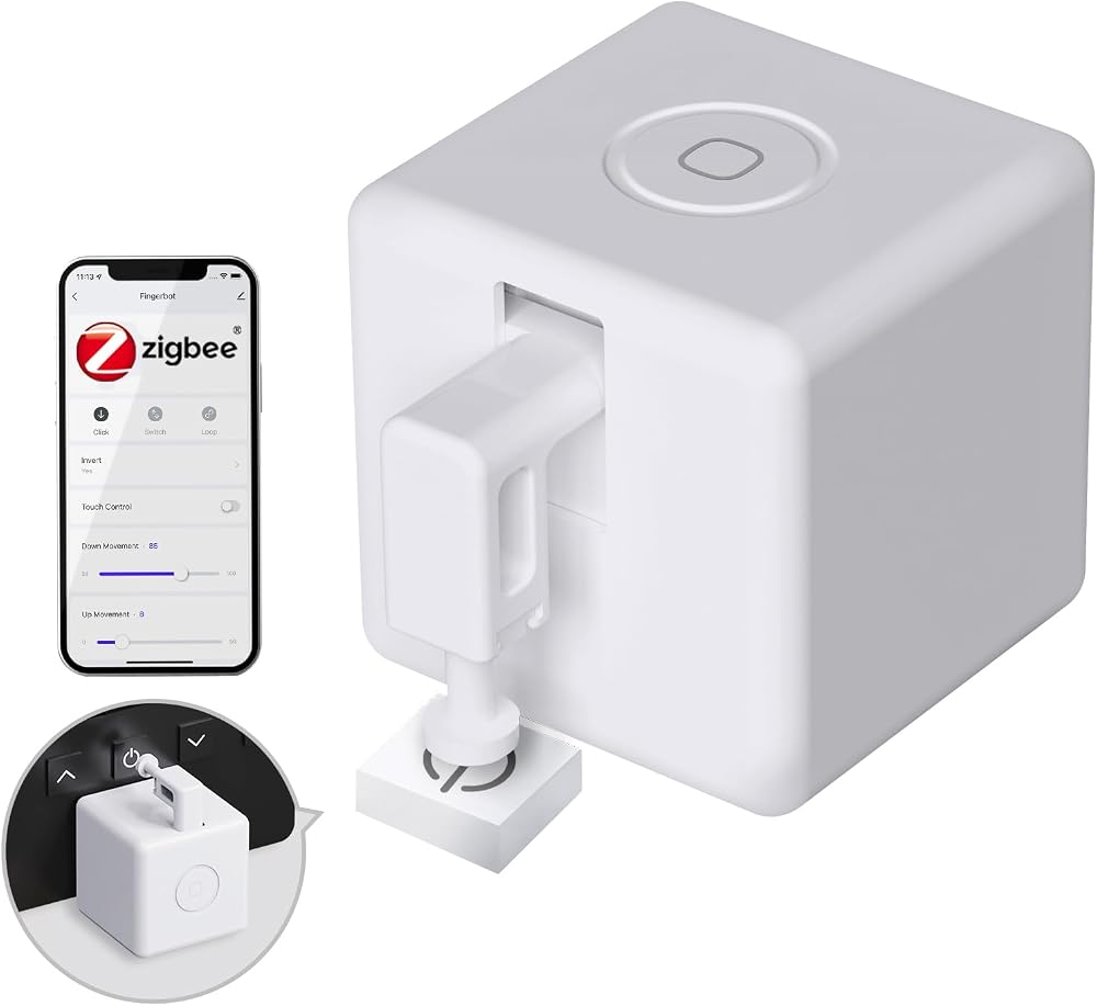 MOES ZigBee Fingerbot Plus Touch Control Smart Switch Pusher Alexa Google Home