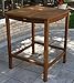 Outdoor Interiors 65432 Square Height Dining Bar Table, 34