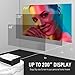 AZEUS RD-822 Video Projector, 4000 Lumen 1920×1080 Supported with Built-in HiFi Sound Speaker, Compatible with PS4, HDMI, VGA, USB, Laptop, Phone, TV Box, Mini Portable HDMI Projector [2019 Model]thumb 4