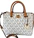 Michael Kors Kellen Medium Satchel Crossbody Bag Vanilla Acorn Brown