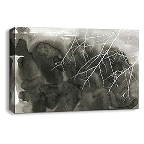 Canvas Wall Art Abstract Ink Storry World Painting Artwork for Home Prints Framed - 12x18 inches