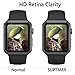[For Series 2/3] SUPTMAX Screen Protector for Apple Watch Series 3 [3D Full Coverage] Apple Watch Screen Protector 42mm [Carbon Fiber Frame + Tempered Glass] (42mm, Black)