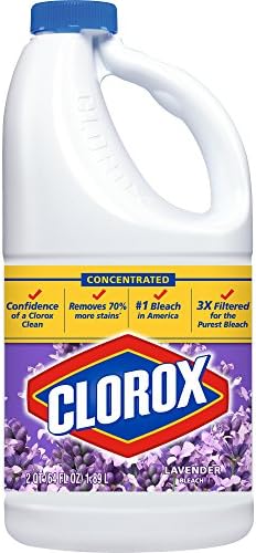 Clorox Bleach, Lavender Scent, Whitens clothes, removes tough stains and fights dirt, 64 Ounces