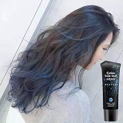 Buy Shoppy Shop 50ml Blue Color Temporary Hair Mud Romantic