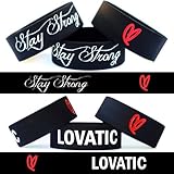 Set of 2 Wristbands: Lovatic and Stay Strong Bracelets
