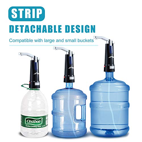 FTL 5 Gallon Water Bottle Dispenser Wireless Automatic Electric Water Pump Dispenser Manual Pump - 1 to 5 Gallon Jugs