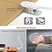 Wobrikosee LED Desk Lamp, Rechargeable Clip On Light with 30 Mins Timer, Touch Switch, White Color, Modern Style, Energy-efficient, Cordless, Desk Lamp