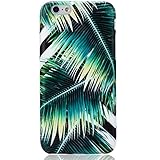 iPhone 6 Case Green Leaves,Palm Tree Design,VIVIBIN Anti-Scratch&Fingerprint,Shock Proof Soft Case,IMD Full Cover TPU Case for iPhone 6/6s 4.7