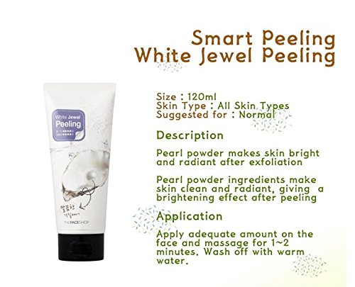 BUNDLE - The Face Shop Rice Water Bright Cleansing Foam + Smart Peeling White Jewel Peeling + SoltreeBundle Oil control Paper 50pcs